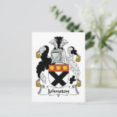 Carte Postale Johnston Family Crest (Debout devant)