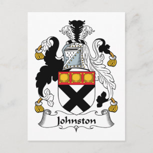 Carte Postale Johnston Family Crest