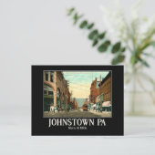 Carte Postale Johnstown PA Main St 1910 (Debout devant)