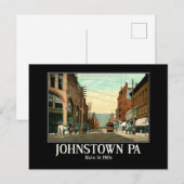 Carte Postale Johnstown PA Main St 1910 (Devant / Derrière)