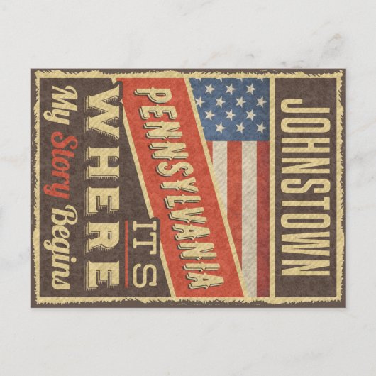 Carte Postale Johnstown Pennsylvanie (Devant)