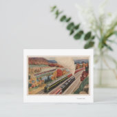 Carte Postale Johnstown, Pennsylvanie (Trains de commerce) (Debout devant)