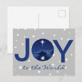 Carte Postale Joie à la nativité mondiale (Devant / Derrière)
