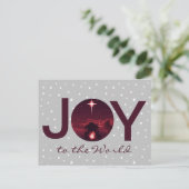 Carte Postale Joie à la nativité mondiale (Debout devant)