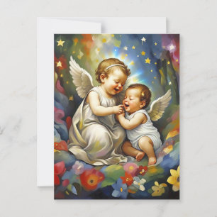 CARTE POSTALE " JOIE CÉLESTE "