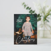 Carte Postale Joie classique Joyeux Noël Vacances Enfants Photo (Debout devant)