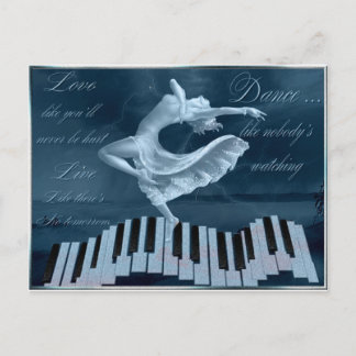 Carte Postale Joie de la danse et de la musique