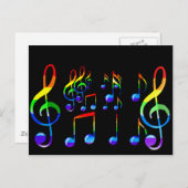 Carte Postale Joie De La Musique Vit_ (Devant / Derrière)