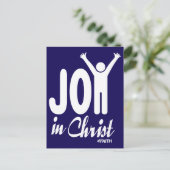 Carte Postale Joie en Christ, Jésus (Debout devant)