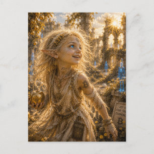 Carte Postale Joie / Enfant du Soleil / Verger Doré en Ruines