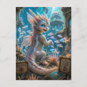 Carte Postale Joie / Petit dragon de corail / Palais de corail e
