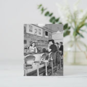 Carte Postale Joint Burger des années 1940 (Debout devant)