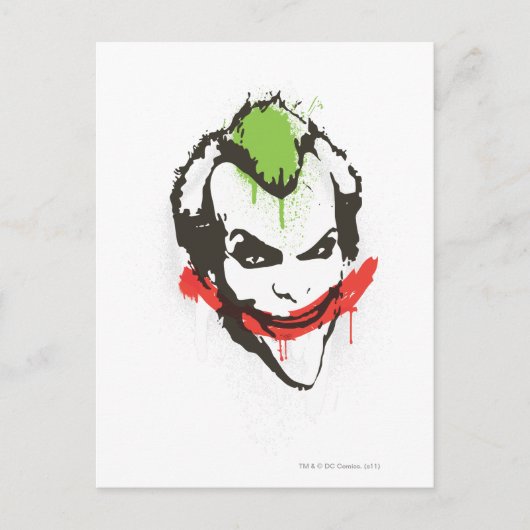 Carte Postale Joker Graffiti (Devant)