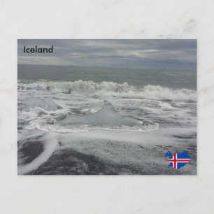 Carte Postale Jökulsárlón, Islande