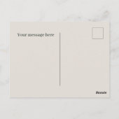 Carte Postale Joli amoureux du camping ajouter du texte (Dos)