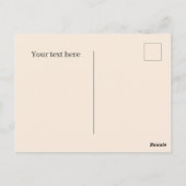 Carte Postale Joli amoureux du camping ajouter du texte (Dos)