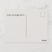 Carte Postale Joli amoureux du camping ajouter du texte (Dos)