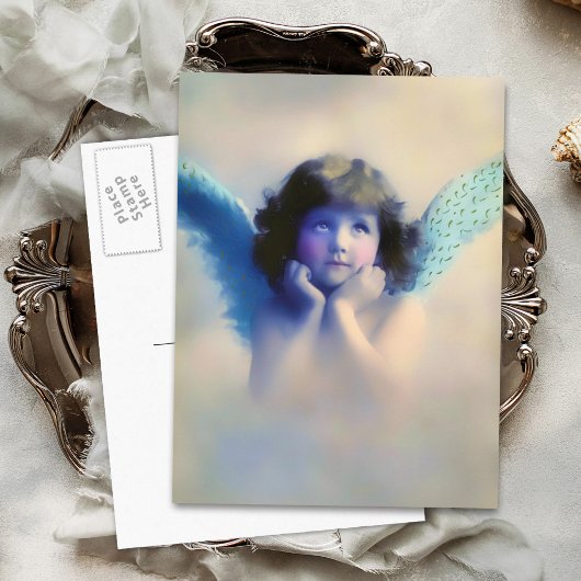 Carte Postale Joli ange Vintage