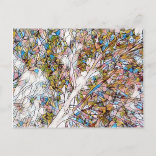 Carte Postale Joli Arbre De Vie Vitré Photomanipulation
