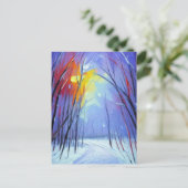 Carte Postale Joli Art d'hiver (Debout devant)