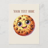Carte Postale Joli biscuit à puce chocolat ajouter un message (Devant)