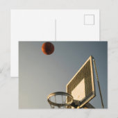 Carte Postale Joli cadeau de basketball (Devant / Derrière)