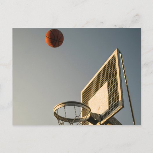 Carte Postale Joli cadeau de basketball (Devant)
