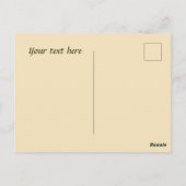 Carte Postale Joli café merci ou fournisseurs (Dos)