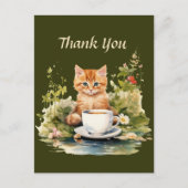 Carte Postale Joli café merci ou fournisseurs (Devant)