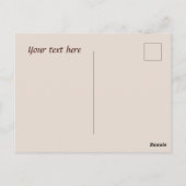 Carte Postale Joli café merci ou fournisseurs (Dos)