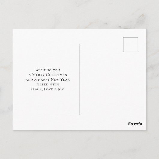 Carte Postale Joli Cerf Aquarellé Pose En Bas Boho Noël (Dos)