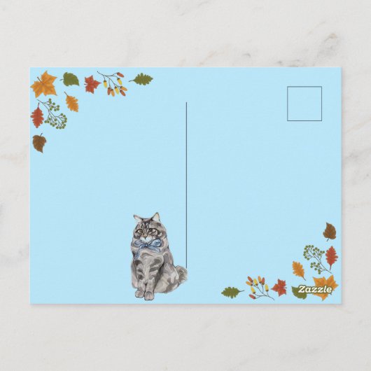 Carte Postale Joli Chat (Dos)