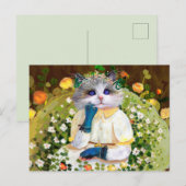 Carte Postale Joli Chat (Devant / Derrière)