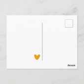 Carte Postale Joli Chat Roux - Anniversaire Enfant (Dos)