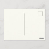 Carte Postale Joli chien d'or retriever avec des fleurs (Dos)