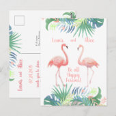 Carte Postale Joli Conte de Fées Pour Deux Fleur Tropicale de Fl (Devant / Derrière)