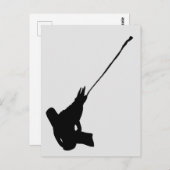 Carte Postale Joli coup ! Silhouette Chameleon de Jackson (Devant / Derrière)