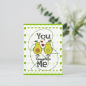 Carte Postale Joli Couple de Fun Avocat Vous Complète Moi (Debout devant)