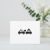 Carte Postale Joli couple de voitures (Debout devant)