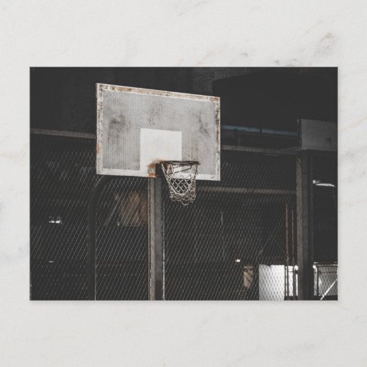 Carte Postale Joli design basket-ball (Devant)