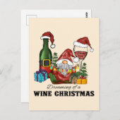 Carte Postale Joli Design Scandinave Gnome (Devant / Derrière)