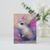 Carte Postale Joli dragon hamster (Debout devant)
