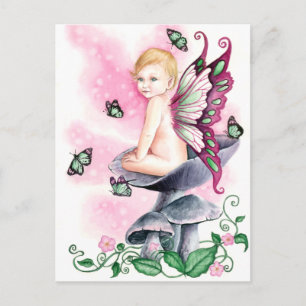 Carte Postale Joli en rose