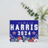 Carte Postale Joli Harris 2024 Floral Election (Debout devant)