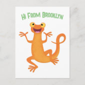 Carte Postale Joli joli oranger personnalisé triton dansant (Devant)