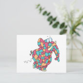 Carte Postale joli joli patchwork (Debout devant)