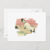 Carte Postale Joli Kitty Vintage (Devant / Derrière)