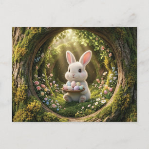 Carte Postale Joli lapin de Pâques
