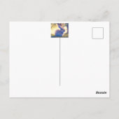 Carte Postale Joli lapin de Pâques, Joyeuses Pâques - personnali (Dos)