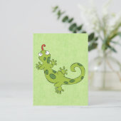 Carte Postale joli lézard caricaturé (Debout devant)